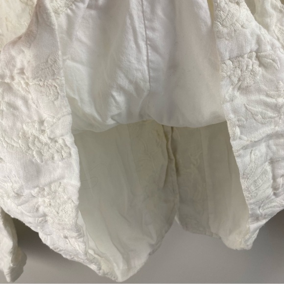 Spiegel Vintage White Embroidered Linen-Blend Blazer - Picture 11 of 14